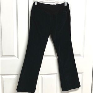 Motherhood Maternity Black Low Rise Stretch 5 Pocket Corduroy Pants Size L